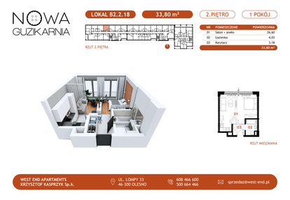 Mieszkanie w inwestycji: Nowa Guzikarnia