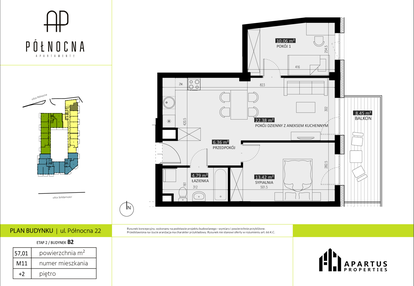 Mieszkanie w inwestycji: Apartamenty Północna etap II