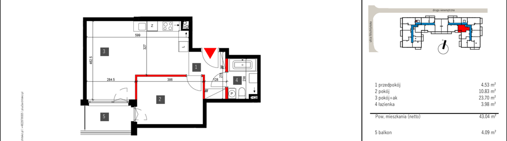 Mieszkanie w inwestycji: Mochtyńska 56