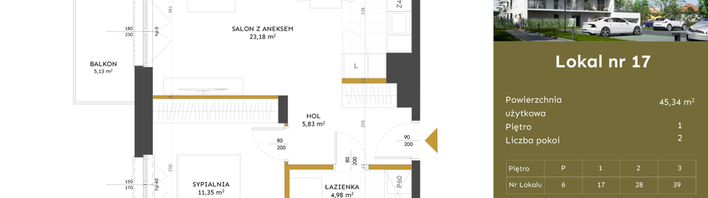 Mieszkanie w inwestycji: Apartamenty 3 Maja