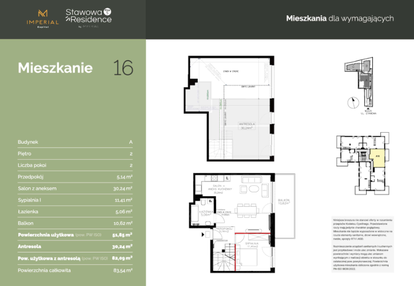 Mieszkanie w inwestycji: Stawowa Residence - etap V