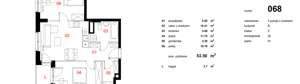 Mieszkanie w inwestycji: Osiedle Mocha Tower