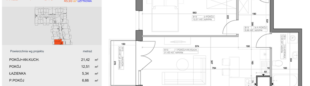 Mieszkanie w inwestycji: Industria etap I-B