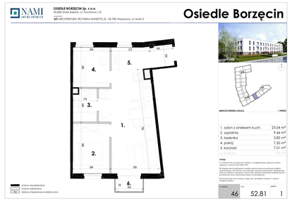 Mieszkanie w inwestycji: Osiedle Borzęcin