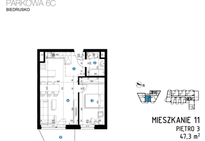 Mieszkanie w inwestycji: Parkowa 6AC - ETAP III