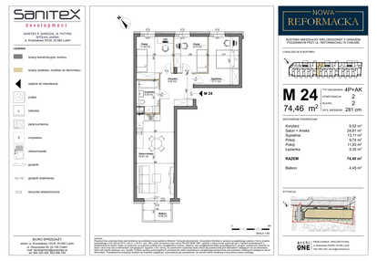 Mieszkanie w inwestycji: Nowa Reformacka