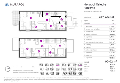 Mieszkanie w inwestycji: Murapol Osiedle Ferrovia