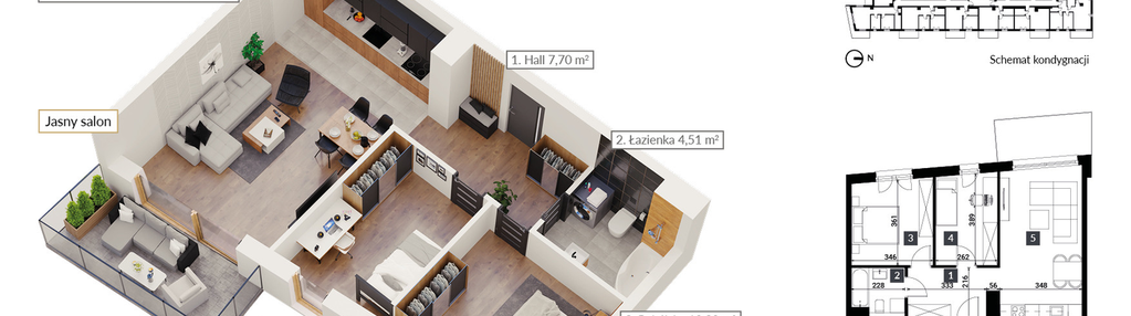 Mieszkanie w inwestycji: Apartamenty na Szczycie 3 Lipek