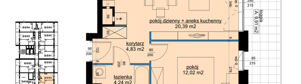 Mieszkanie w inwestycji: Osiedle Hawelańska etap III - bud. B