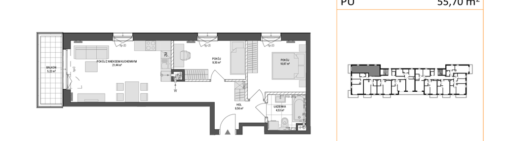 Mieszkanie w inwestycji: Konstelacja etap VI