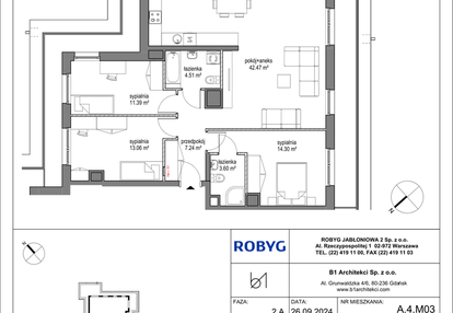 Mieszkanie w inwestycji: Kobieli 4