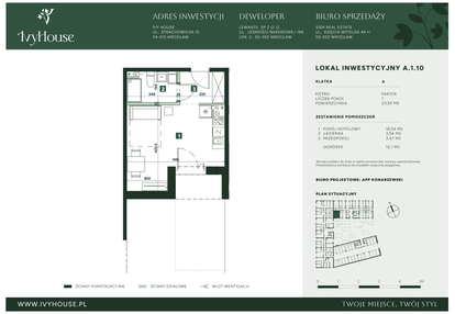 Mieszkanie w inwestycji: IVY HOUSE - Apartamenty inwestycyjne