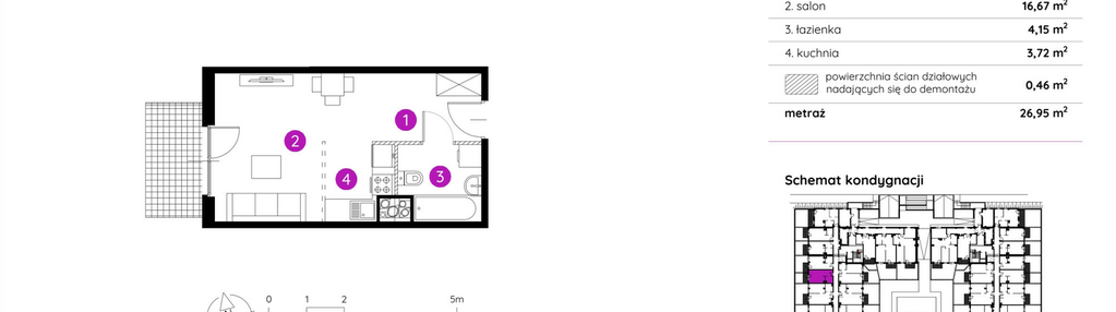 Mieszkanie w inwestycji: Murapol Apartamenty na Wzgórzu - bud. 4 i 5