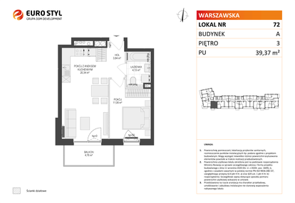 Mieszkanie w inwestycji: Osiedle Warszawska etap IV