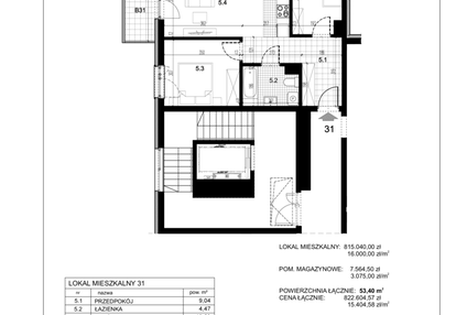 Mieszkanie w inwestycji: Centralna 51C