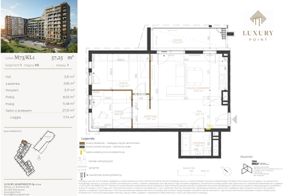 Mieszkanie w inwestycji: LUXURY POINT