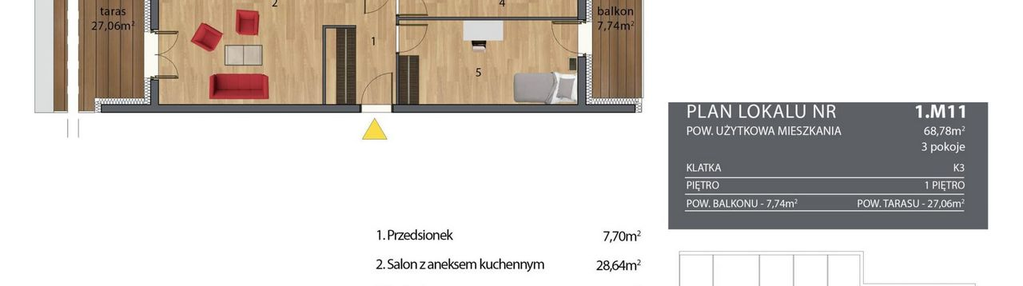 Mieszkanie w inwestycji: Nyska Residence