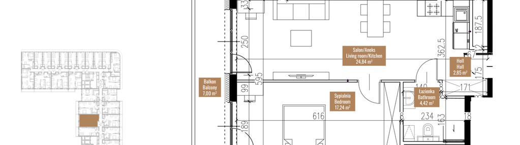 Mieszkanie w inwestycji: Global Apartments