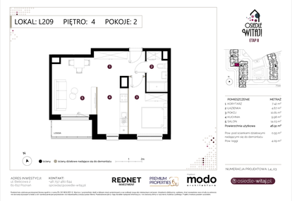 Mieszkanie w inwestycji: Osiedle Witaj etap II