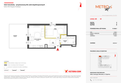 Mieszkanie w inwestycji: Metro Art 6