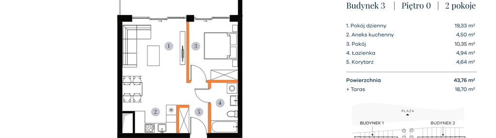 Mieszkanie w inwestycji: Apartamenty Marina Rogowo