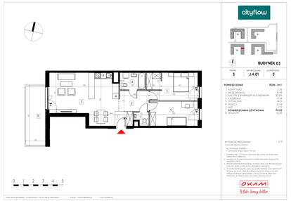 Mieszkanie w inwestycji: CityFlow etap II