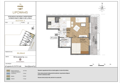 Mieszkanie w inwestycji: Lipowa 45