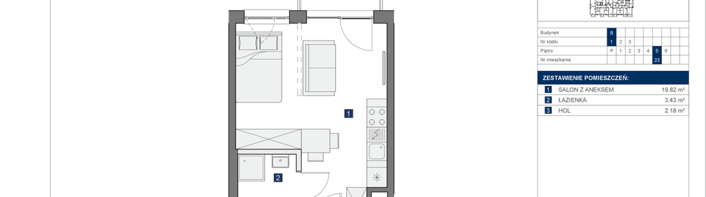 Mieszkanie w inwestycji: Osiedle Bokserska 71 Etap 2 Faza 2