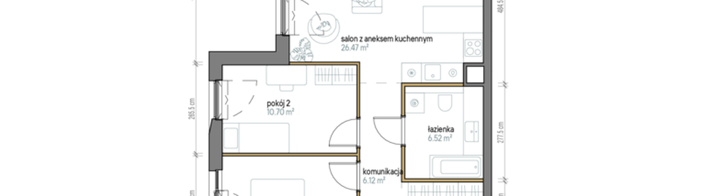 Mieszkanie w inwestycji: Kopernika 71