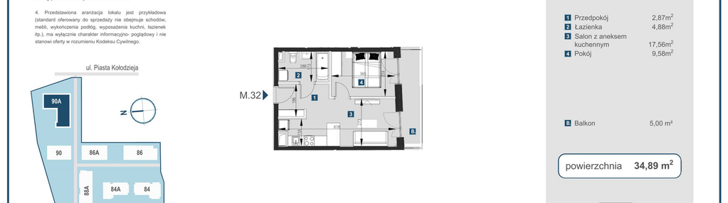 Mieszkanie w inwestycji: Piasta Towers bud. 90A