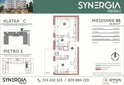 Mieszkanie w inwestycji: SYNERGIA