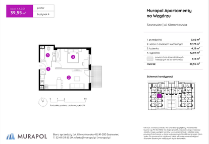 Mieszkanie w inwestycji: Murapol Apartamenty na Wzgórzu - bud. 4 i 5