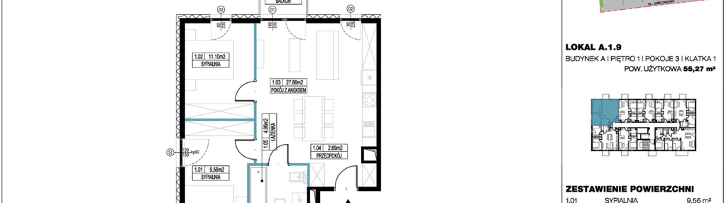 Mieszkanie w inwestycji: Jabłonova