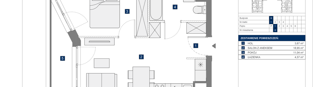 Mieszkanie w inwestycji: Osiedle przy Wielickiej etap 1.2