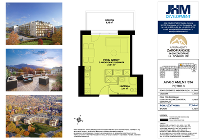 Mieszkanie w inwestycji: Apartamenty Zakopiańskie