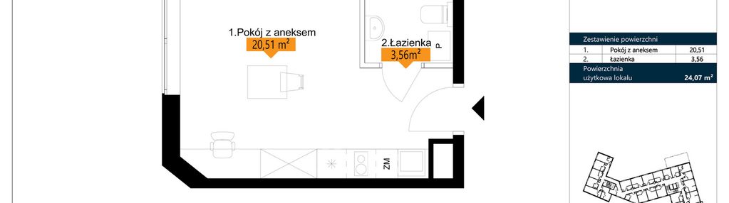 Mieszkanie w inwestycji: ŁACINA SPOT