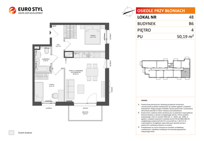 Mieszkanie w inwestycji: Osiedle Przy Błoniach 3 etap IV