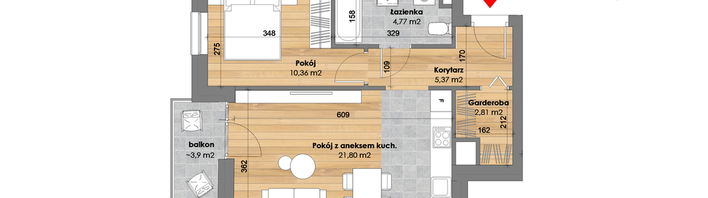 Mieszkanie w inwestycji: Przy Kochanowskiego
