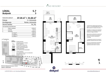 Mieszkanie w inwestycji: Pino Resort