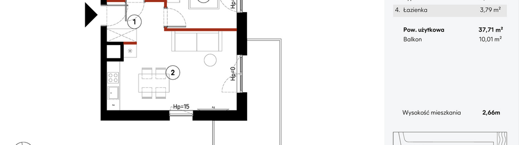Mieszkanie w inwestycji: Elewator - Mieszkania i Lofty