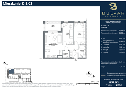 Mieszkanie w inwestycji: Bulvar Apartments - etap II