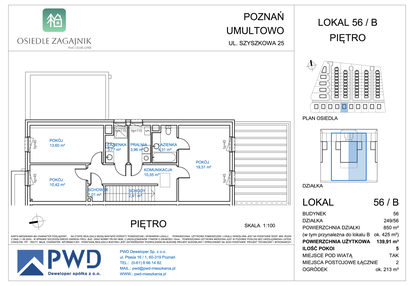 Dom w inwestycji: Osiedle Zagajnik etap II - bliźniaki