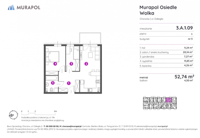 Mieszkanie w inwestycji: Murapol Osiedle Wolka