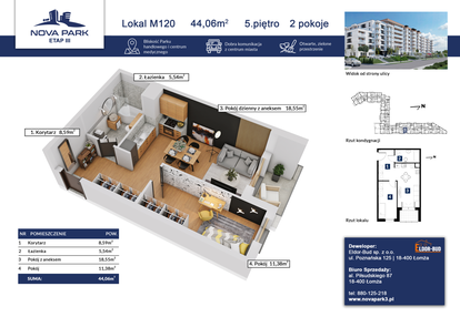 Mieszkanie w inwestycji: Nova Park etap III