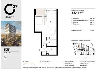 Mieszkanie w inwestycji: O27 Apartamenty Opolska