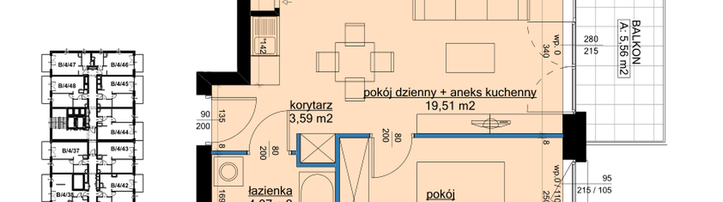 Mieszkanie w inwestycji: Osiedle Hawelańska etap III - bud. B