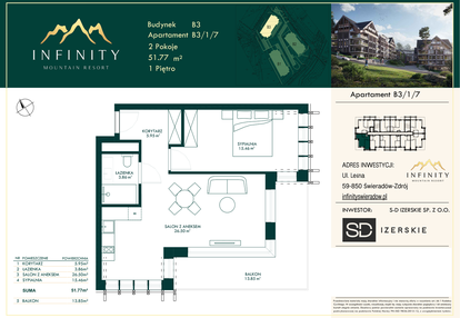 Mieszkanie w inwestycji: Infinity Mountain Resort