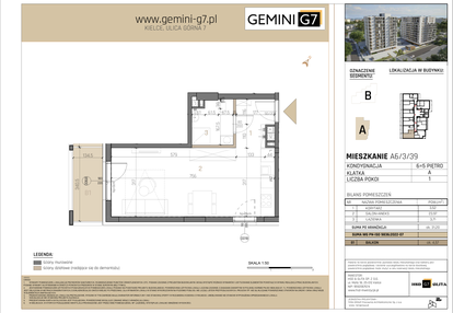 Mieszkanie w inwestycji: GEMINI G-7