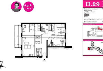 Mieszkanie w inwestycji: ART MODERN etap III - bud. H