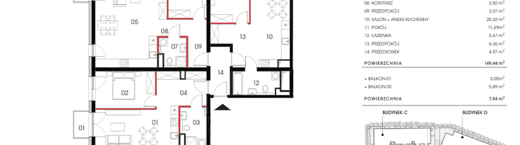 Mieszkanie w inwestycji: Naramowicka 100